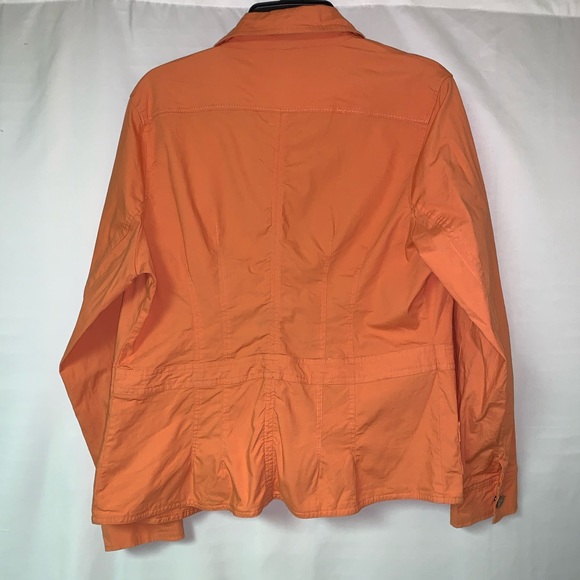 Lulu B Orange Jacket Button Up - Picture 3 of 7
